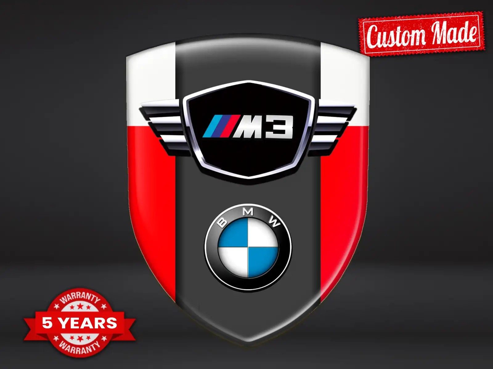 BMW Stoßsticker Auto Limitiert Racing Modern